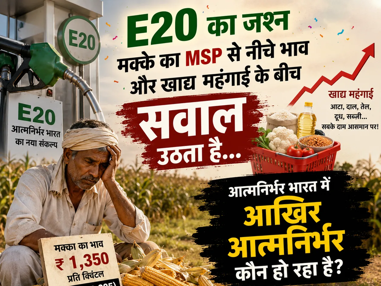 विश्वगुरु की चमक, किसान-मजदूर की बुझती आग